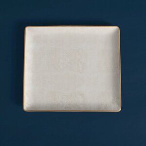 Brand New Bernardaud Bernardaud Sauvage Or Rectangular tray 8.7″ X 7.7″